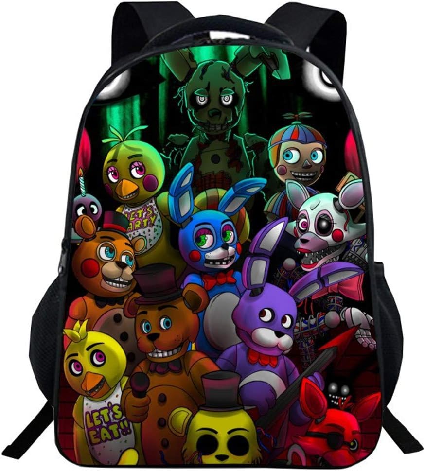 Zaini Zaino Zaino Per Bambini Con Stampa 3D Zaino Five Nights At Freddys  Gioco Cartoon Cartoon Laptop School Travel Girl Boy Zaino Regalo  urban-earth.co.uk