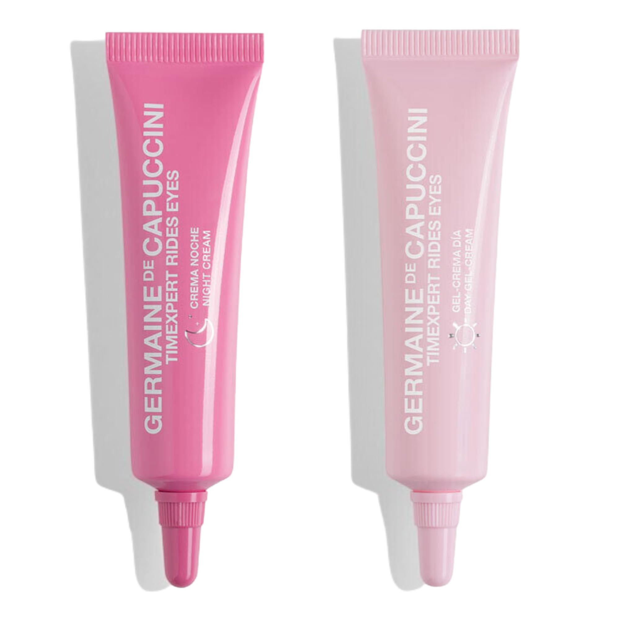 Germaine de Capuccini | TIMEXPERT RIDES - Eye Contour Treatment Duo Day & Night Cream - Day Gel-Cream + Night Cream - Improves Signs of Aging and Fatigue for 24 hours - 2 Tubes of 10 ml each