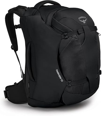 Osprey Sojourn Porter 46L Travel Backpack – Carry-On Compliant Luggage with StraightJacket Compression and Padded Laptop Sleeve – Durable Pack for International or Urban Travel, Black : Clothing, Shoes & Jewelry
