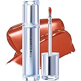 JUDYDOLL Ice Watery Lip Gloss, Moisturizing Liquid Lipstick with Hyaluronic Acid & Collagen, Non-sticky, No transfer Long-lasting Mirror Lip Glazes with Iron Applicator, new pkg (#05 Fresh Apricot)