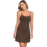 EISHOPEER Women's Full Slips Dress Adjustable Spaghetti Strap Cami Under Dress