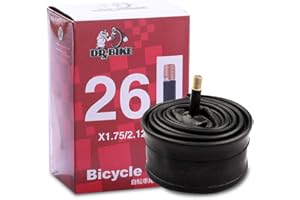 DR BIKE DRBIKE Bike Tubes for 12" 14" 16" 18" 20" 24" 26" Kids Bike Road Bicycle Mountain Bike, Solid Replacement Bike Inner Tube with Schrader Valve, 1 Pack