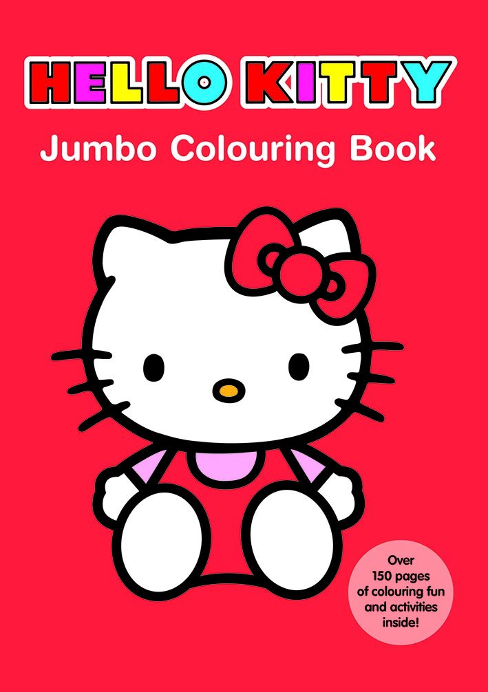 7100 Hello Kitty Jumbo Coloring Book Picture HD