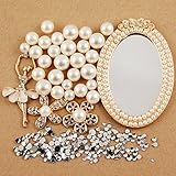 MINI KITTY (Phone shell is not included, only DIY material contained) 3D Bling Ballet dancing girl in the mirror pearl diamond daisy Cell Phone Flat back Kawaii Deco Kit / Set ,cellphone diy Valentine's Day Lovers Easter best unique creative cool gift for iphone 4 4S ,iphone 5 5c 5G,for iphone 6 for iphone 6 plus for samsung note 4 samsung s5 mini s5 i9600 for samsung galaxy s3 i9300 ,for samsung galaxy s4 i9500 for sony/htc/nokia/google etc +free microfiber cloth