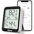 Govee Bluetooth Digital Hygrometer Indoor Thermometer, Room Humidity and Temperature Sensor Gauge with Remote App Monitoring,