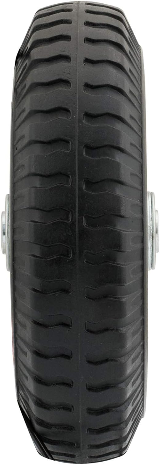 Marathon 2.80/2.50-4" Narrow Width Flat Free Hand Truck / Utility Cart Tire on Wheel, 3"Centered Hub, 1/2" Bearings : Yard Carts : Garden & Outdoor