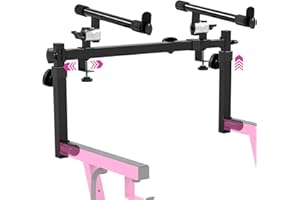 Liquid Stands 2 Tier Keyboard Stand Attachment - Adjustable Electric Digital Piano Stand for 54 - 88 Key Music Keyboards & Sy