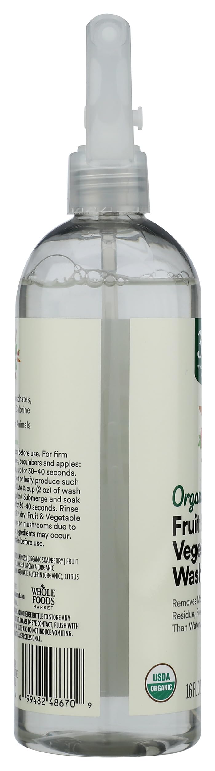 365 by Whole Foods Market, Organic Fruit & Vegetable Wash, 16 Fl Oz