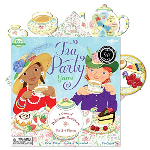 eeBoo Tea Party Spinner Game
