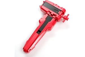 AIBREAY X String Launcher, X Winder Launcher with Grip, Two Launch Mode, Battling Gyro Accessories(Red)