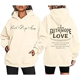 MYHALF Oversized Sweatshirt Women Crewneck Shirt: Long Sleeve Graphic Sweater Cute Letter Print Soft Pullover Tops Loose Fit
