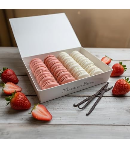 Amazon.com : 24 Pack Assorted Macaron, The Rainbow Set | Great for