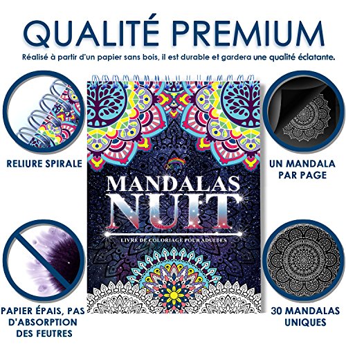Coloriage-Adulte-Mandala-de-Nuit-Anti-Stress-Le-Premier-Cahier-de-Coloriage-Mandala-avec-Papier-Noir-Artiste-et-Reliure-Spirale-par-ColoryaCouverture--spirales--30-mars-2018