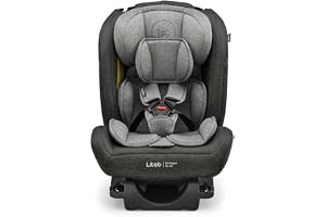Cadeira para Auto 0-36Kg Isofix Litet All Stages Fix 2.0 Preta e Cinza - BB452