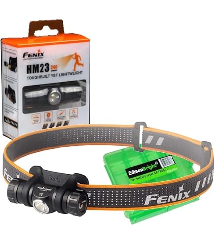 Amazon.com: EdisonBright Fenix HM23 V2 300 Lumen LED Headlamp for