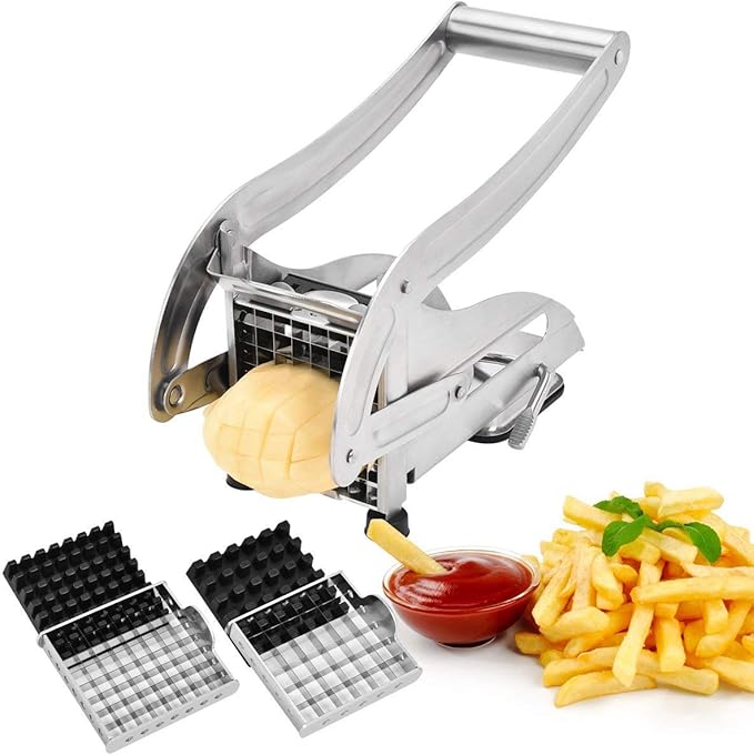 French Fry Cutter, CUGLB Foodgrade Stainless Steel Fry