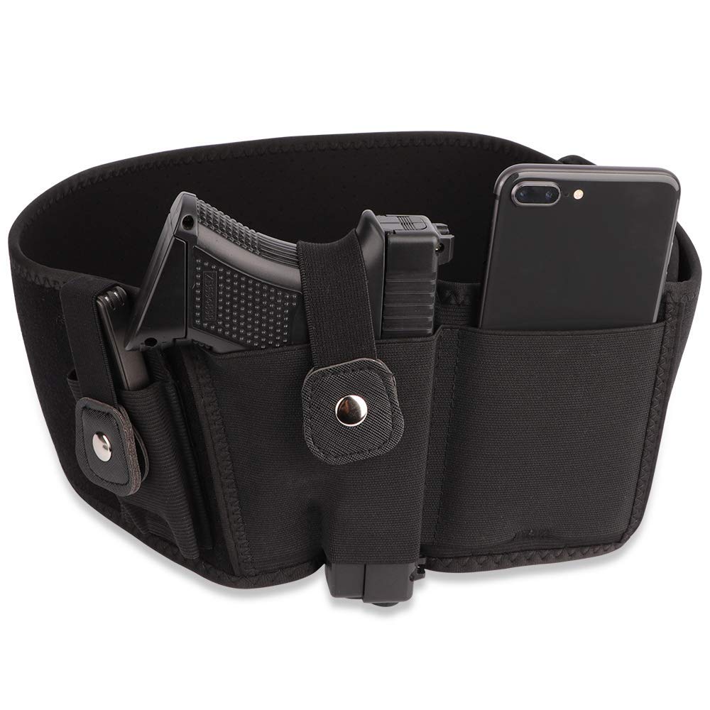 EVISTR Belly Band Gun Holster for Concealed Carry Pocket