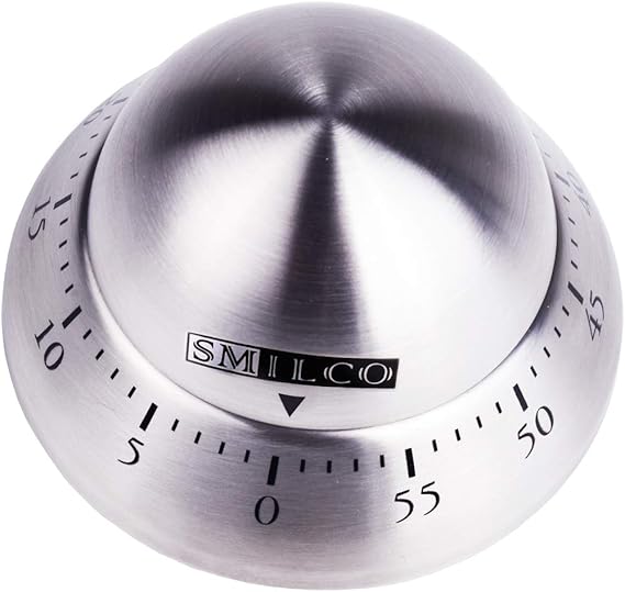 Kitchen Timer, Stainless Steel Mechanical Cooking Timer
