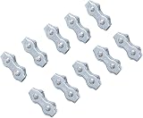 KATSU Tools Electric Fence Wire Connector 6mm Rope Clip Duplex Bolt view 6