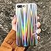 J.west iPhone 7 Plus/8 Plus Case Psychedelic Rave Holographic Iridescent Shockproof Sparkle Bling Glitter Shiny Cover Laser Beam Thin Soft TPU Protective Case for iPhone 7 Plus/8 Plus, Colorful