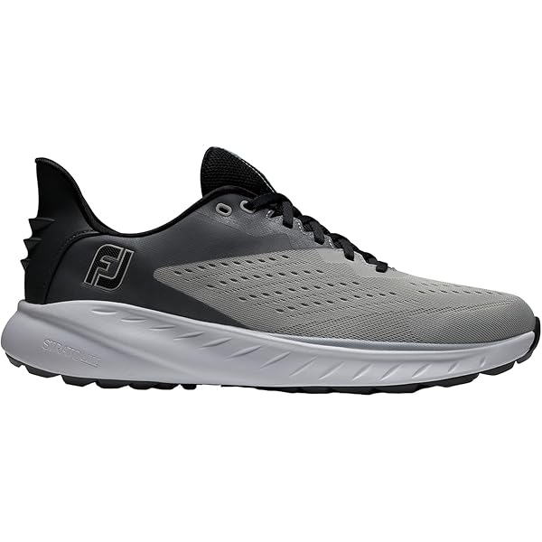 Size 12M-Men\'s FootJoy FJ Flex XP Spikeless Golf Shoes in Gray & White Colorway Amazon.com | FootJoy Men main image 4