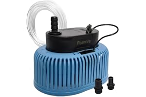 Roamoris Pool Cover Pump With Level Sensor,110V Automatic Small Sump Pump,Submersible Water Pump For Pool Draining,Garden,Pond,850GPH,8.2FT Lift,Auto Shut off,PM07