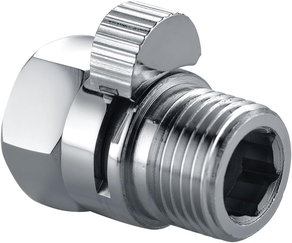 Haiying Shower Head Flow Control Valves Shower ShutOff Valve Solid