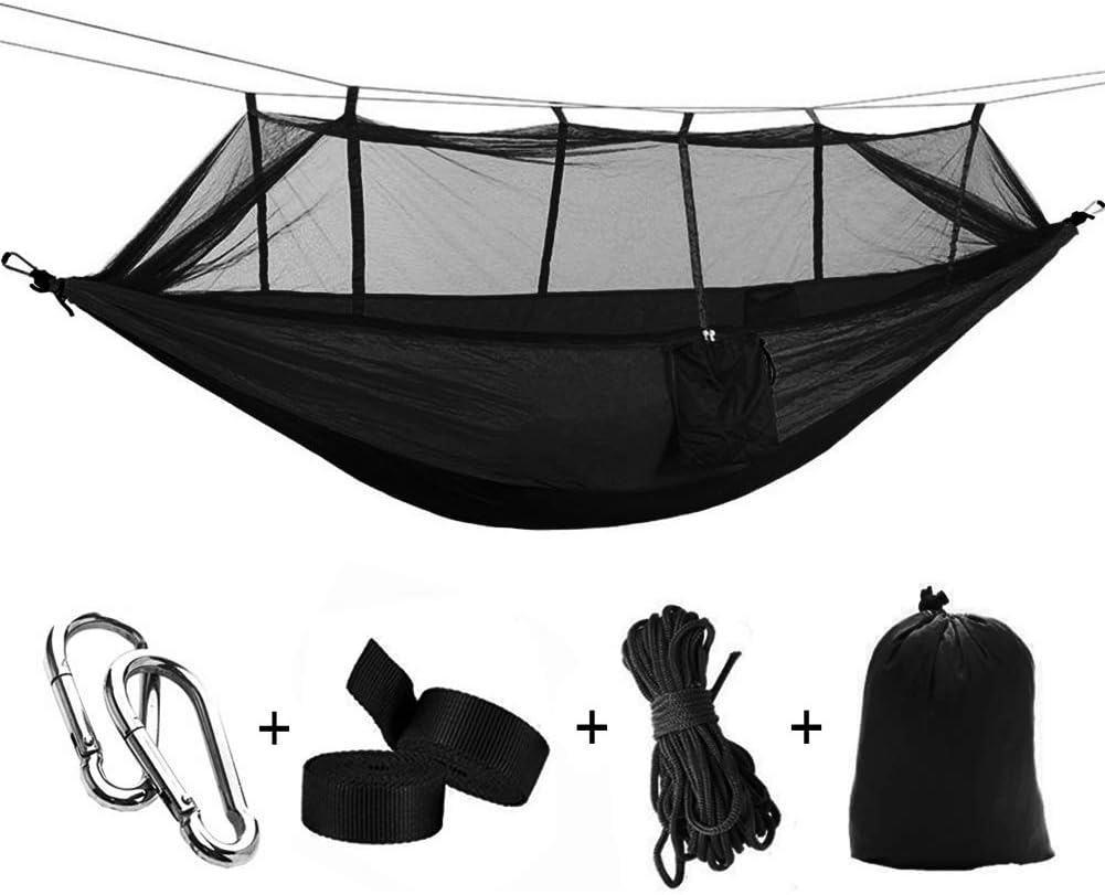 Yeeco Double Camping Hammock, Portable Lightweight Nylon Parachute Hammock