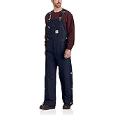 Carhartt Men's Loose Fit Firm Duck Insulated Bib Overall