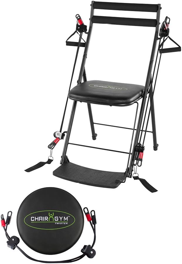 Chair Gym Black Deluxe Bundle Amazon.co.uk Sports & Outdoors