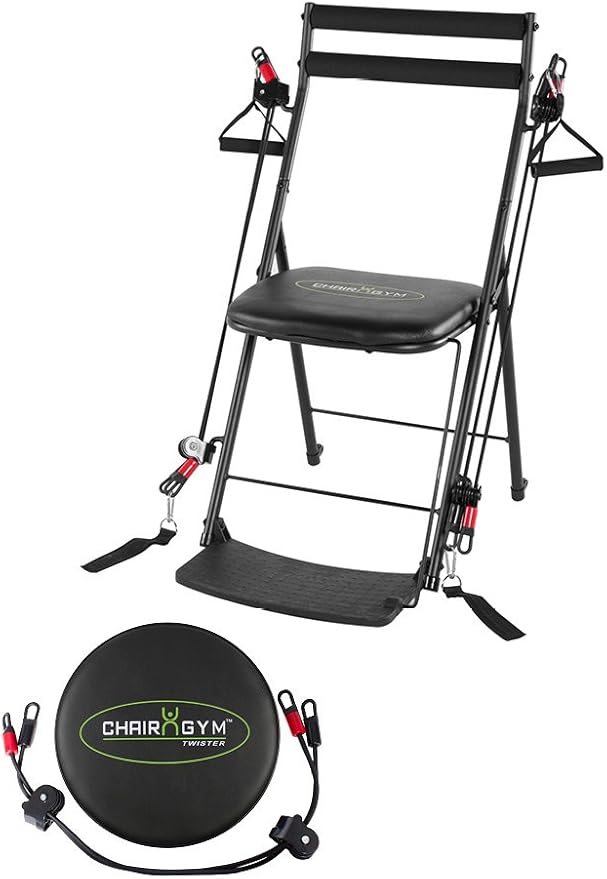 Chair Gym Black Deluxe Bundle Amazon.co.uk Sports & Outdoors