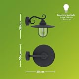 Philips Pasture Outdoor Wall Light IP44 Aluminium Black E27 Bulb Sold Separately view 9