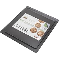 AirBake Nonstick 2 Pack Cookie Sheet Set, 14 x 12in and 16 x 14in