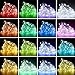 LED String Lights, Beiwas 2 Pack Battery Operated Fairy Lights 16 Colors 16ft Outdoor Indoor String Lights with Remote Control LED Lights for Bedroom,Patio,Outdoor Garden,Stroller,Christmas Tree