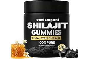 PRIMALHERBS Primal Compound Shilajit Gummies for Men - Energy Support, 30 Gummies