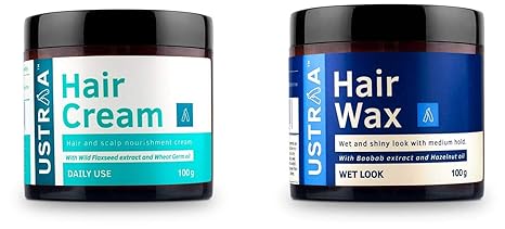 Buy Ustraa Hair Wax Wet Look For Hair Styling 100g And Ustraa