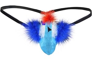 XINCHANGSHANGMAO Aiung Men's Novelty Thongs Funny T-Back G-String Pouch Thong Underwear Gag Gifts