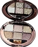 TF-Duan Elegant Ladies 6 Colors Waterproof Make UP Glitter Eyeshadow Palette with Brush and Mirror (Color 6)