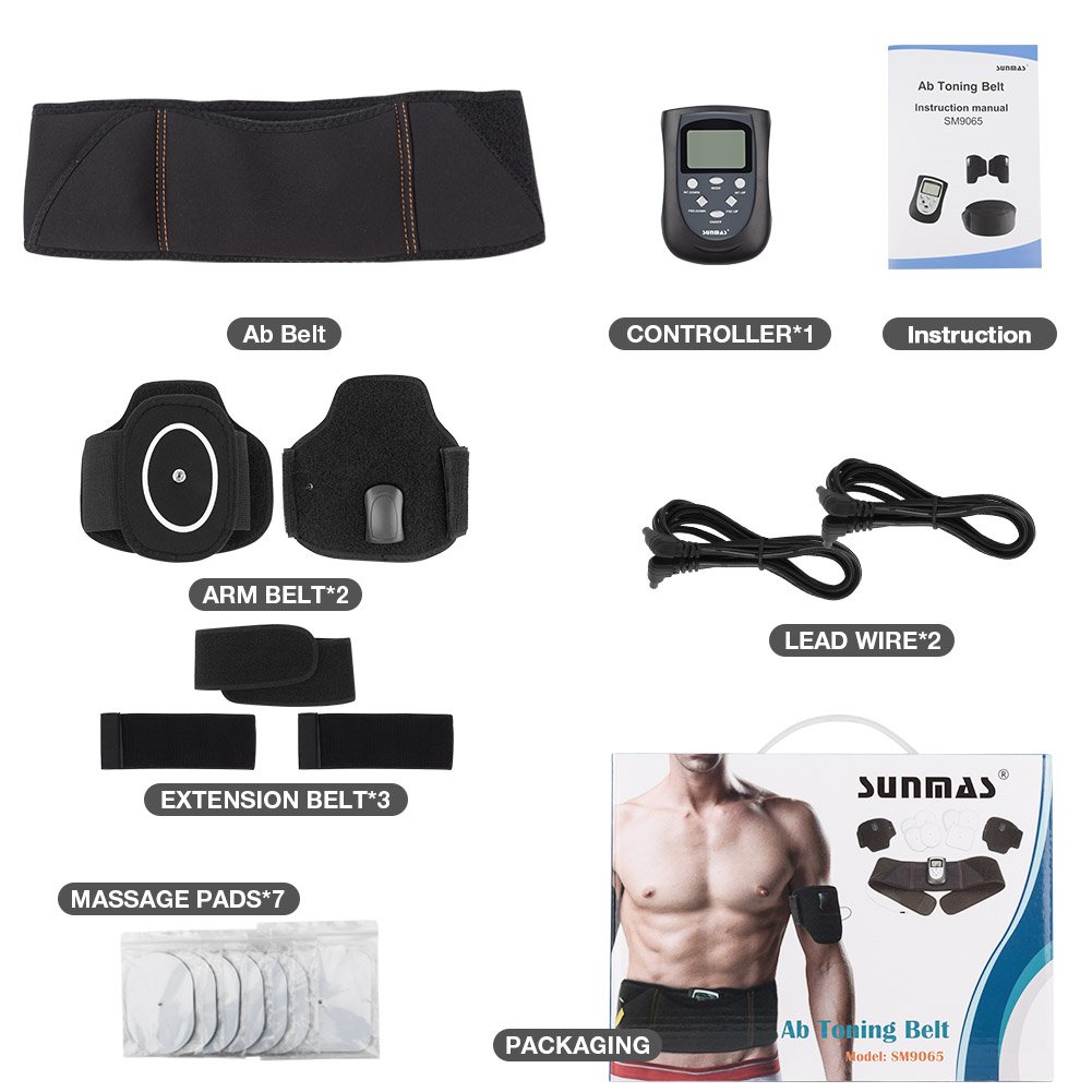 Electric Ab Belt for Women and Men Effective Muscle Stimulator and