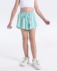 KEREDA Girls Flowy Shorts,Butterfly Shorts for Teen