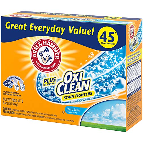 Arm & Hammer Plus OxiClean Powder Laundry Detergent, Fresh Scent, 45 Loads Pricepulse