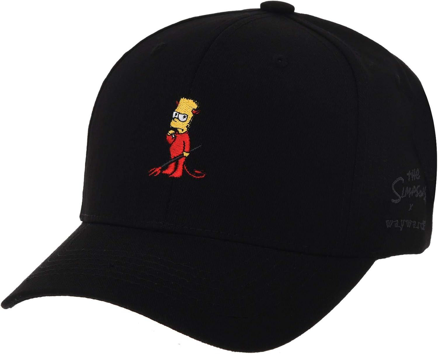 WITHMOONS The Simpsons Baseball Cap Bart Simpson Red Devil Hat HL1754