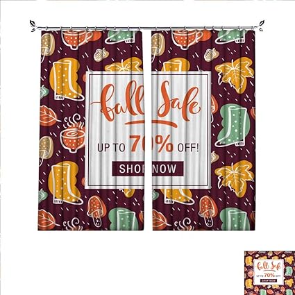 Amazon Com Blackout Curtain Panels W72 X L84 183cm X 222cm
