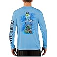 GAMEFISH USA UPF 50 Microfiber Moisture Wicking Long Sleeve Performance Mahi