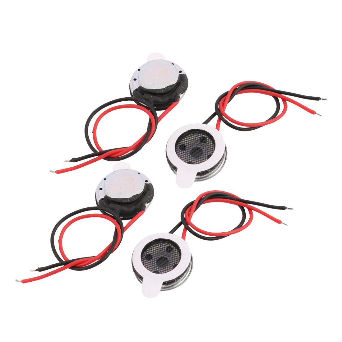 sourcing map 4 Pcs 10mm Diameter Built-in Speaker 1W 8 Ohm 1000Hz for PC Computer