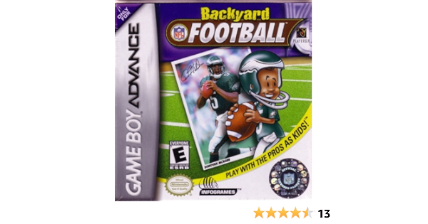 Backyard Football Game Boy Advance Computer And Video Games Amazon Ca