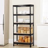 Yaheetech 2x Heavy Duty Black 5 Tier Garage Shelves 150x70x30 cm view 9