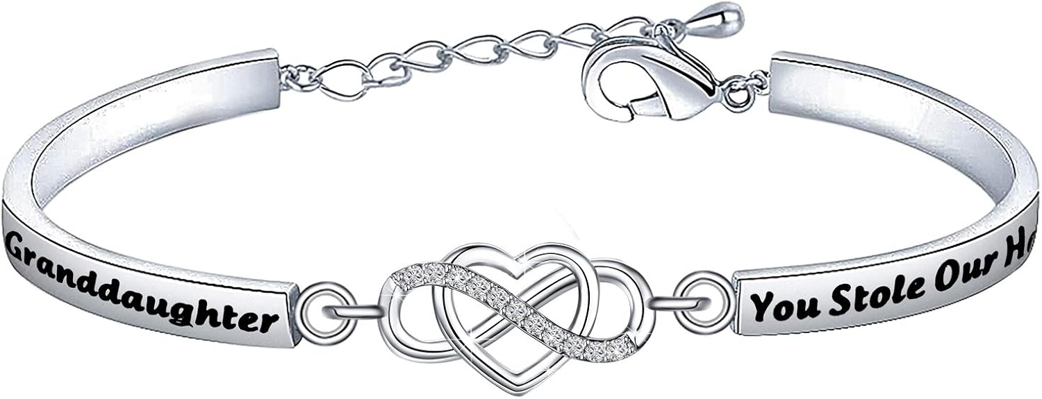 FEELMEM Family Jewelry Granddaughter Bracelet Granddaughter