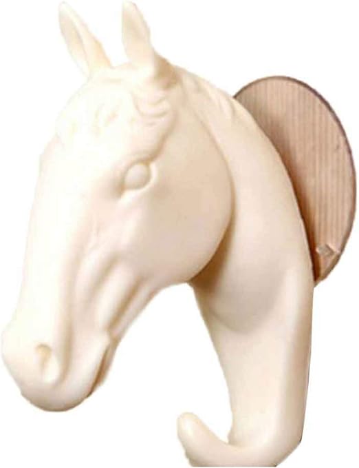 Amazon Com Fan Ling 1pcs Stereo Horse Head Wall Suction Cup Hook