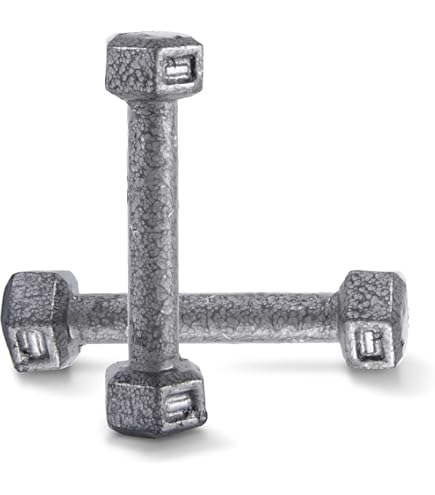 WF Athletic Supply Ancuernas Hexagonales Sólidas De Hierro